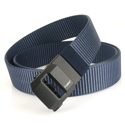 Ceinture à crémaillère homme en toile