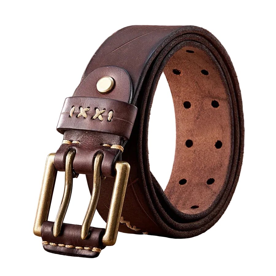 Ceinture Homme Cuir Véritable Style Militaire