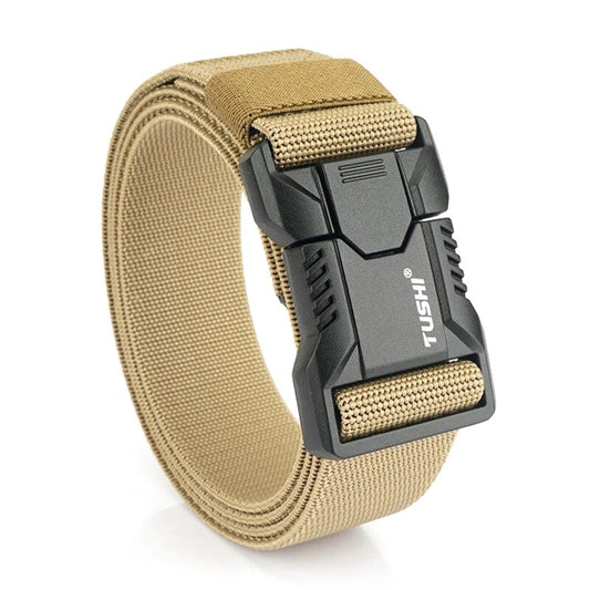 Ceinture Tactique Automatique Homme Boucle Aluminium à Dégagement Rapide