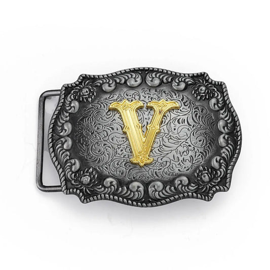 Boucle de Ceinture Lettre Initiale