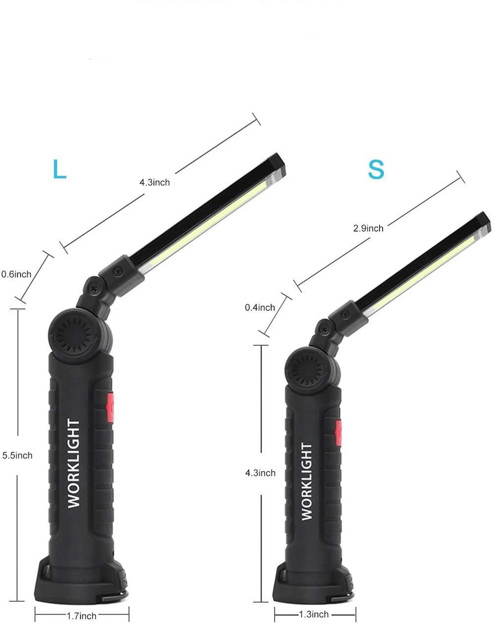 Lampe Baladeuse à LED rechargeable taille