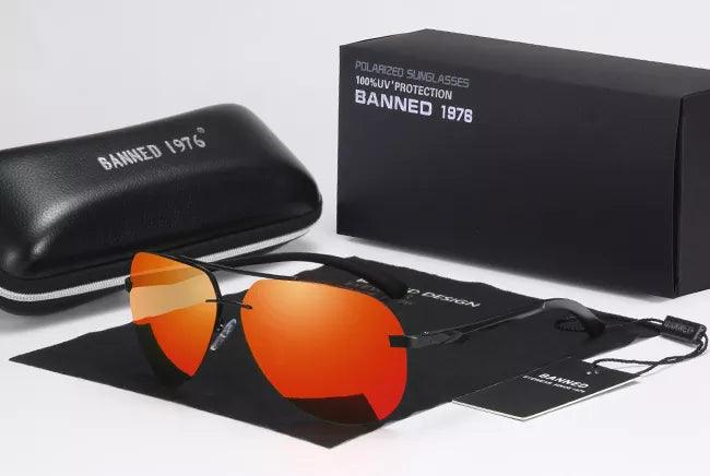Lunettes de Soleil Aluminium/Magnésium orange