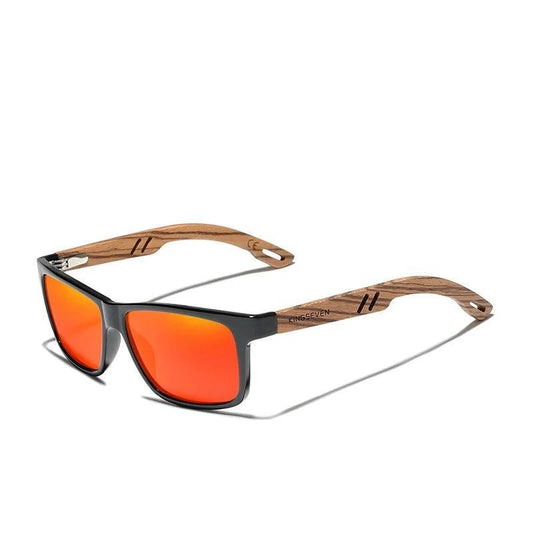 Lunettes de soleil en bois de zèbre naturel