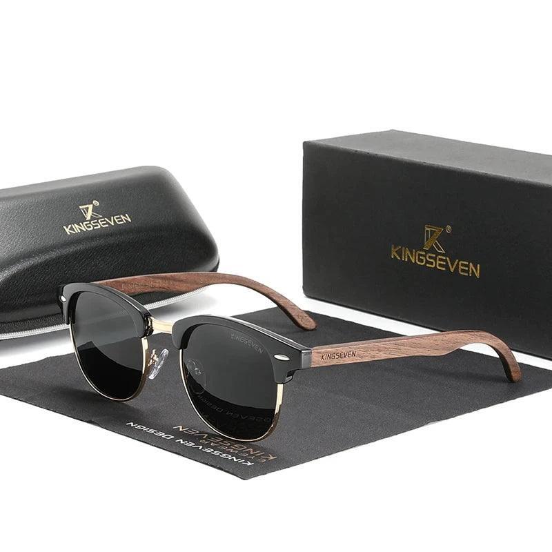 Lunettes de Soleil Polarisées en Bois pour Femme