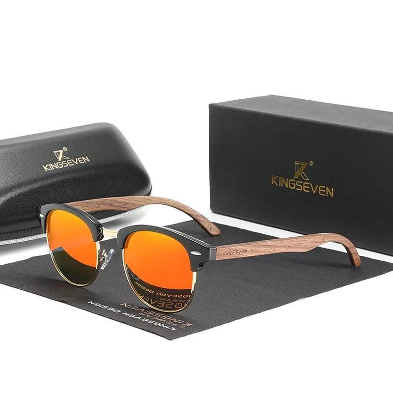 Lunettes de Soleil Polarisées en Bois pour Femme