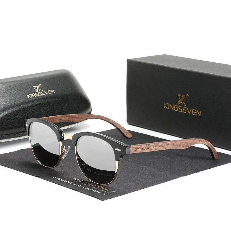 Lunettes de Soleil Polarisées en Bois pour Femme