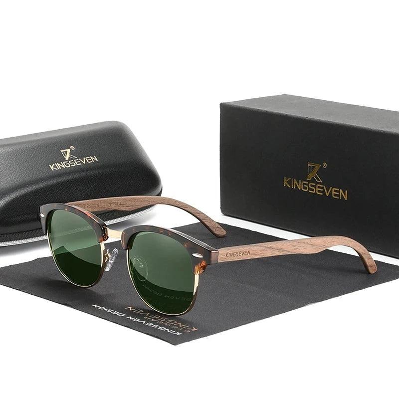 Lunettes de Soleil Polarisées en Bois pour Femme