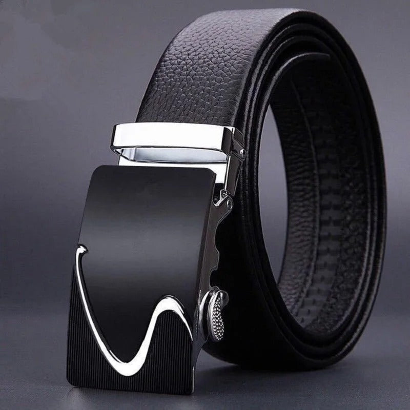 Ceinture Automatique pour Homme Boucle S Argenté