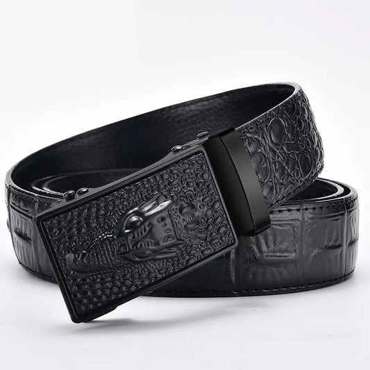 Ceinture Automatique pour Homme motif Crocodile