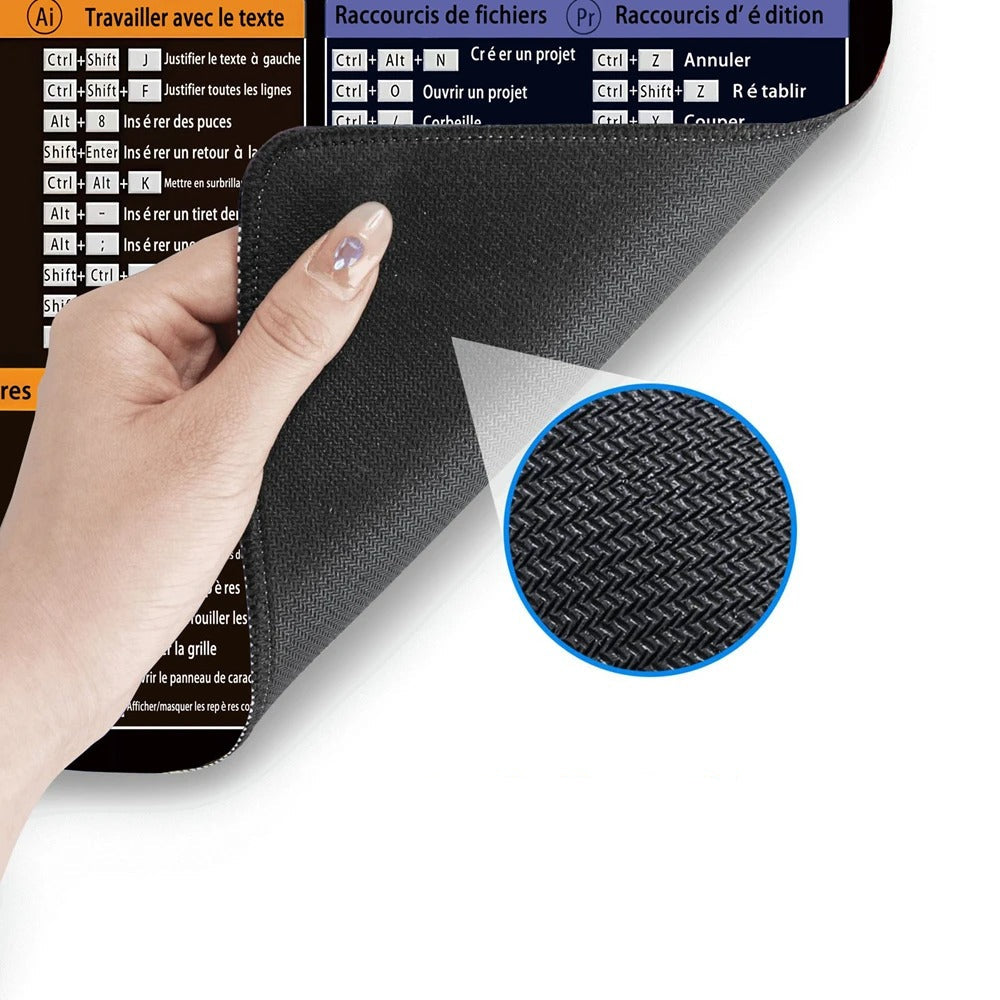 Tapis de Souris Raccourcis Excel, Word, PPT Français