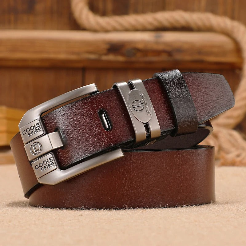 Ceinture de Cowboy en Cuir Véritable