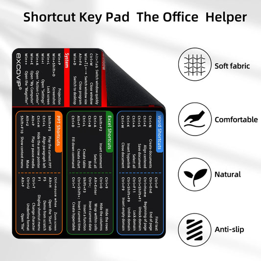 Tapis de Souris Raccourcis Windows