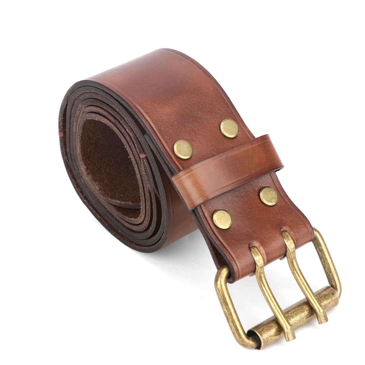 Ceinture en Cuir pour Homme Double Ardillons