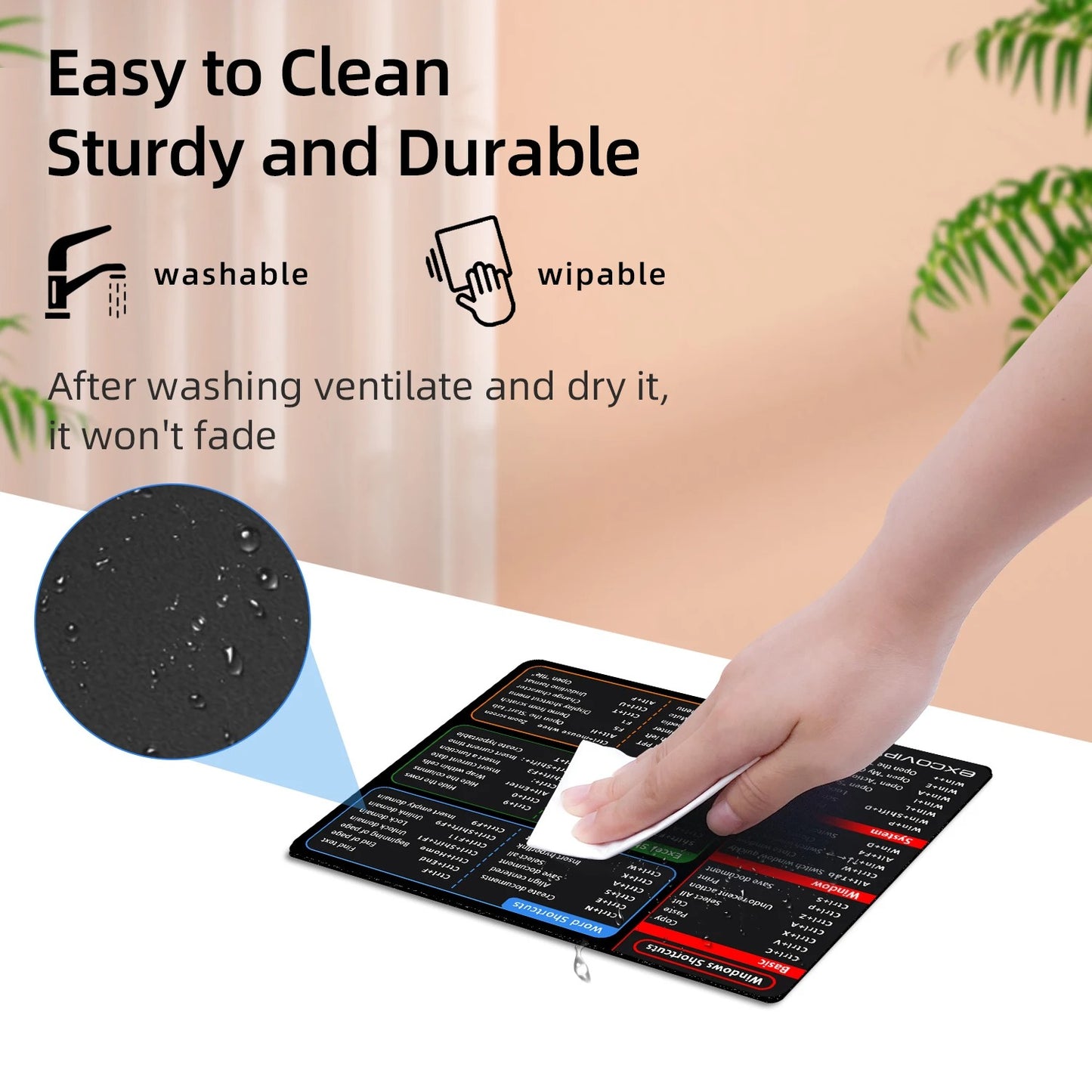 Tapis de Souris Raccourcis Windows