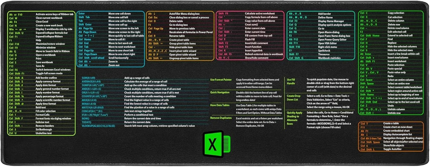 Tapis de souris Excel Extra Large