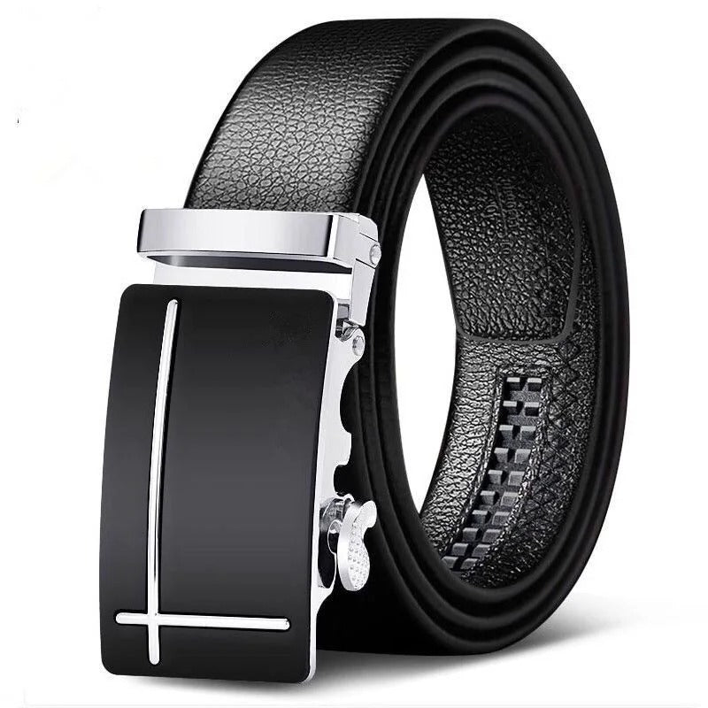 Ceinture Automatique Boucle L Argentée