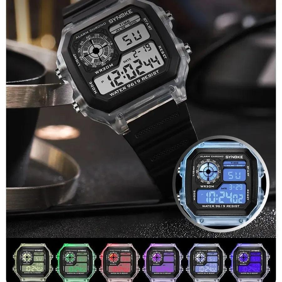 Montre Digitale Lumineuse Etanche