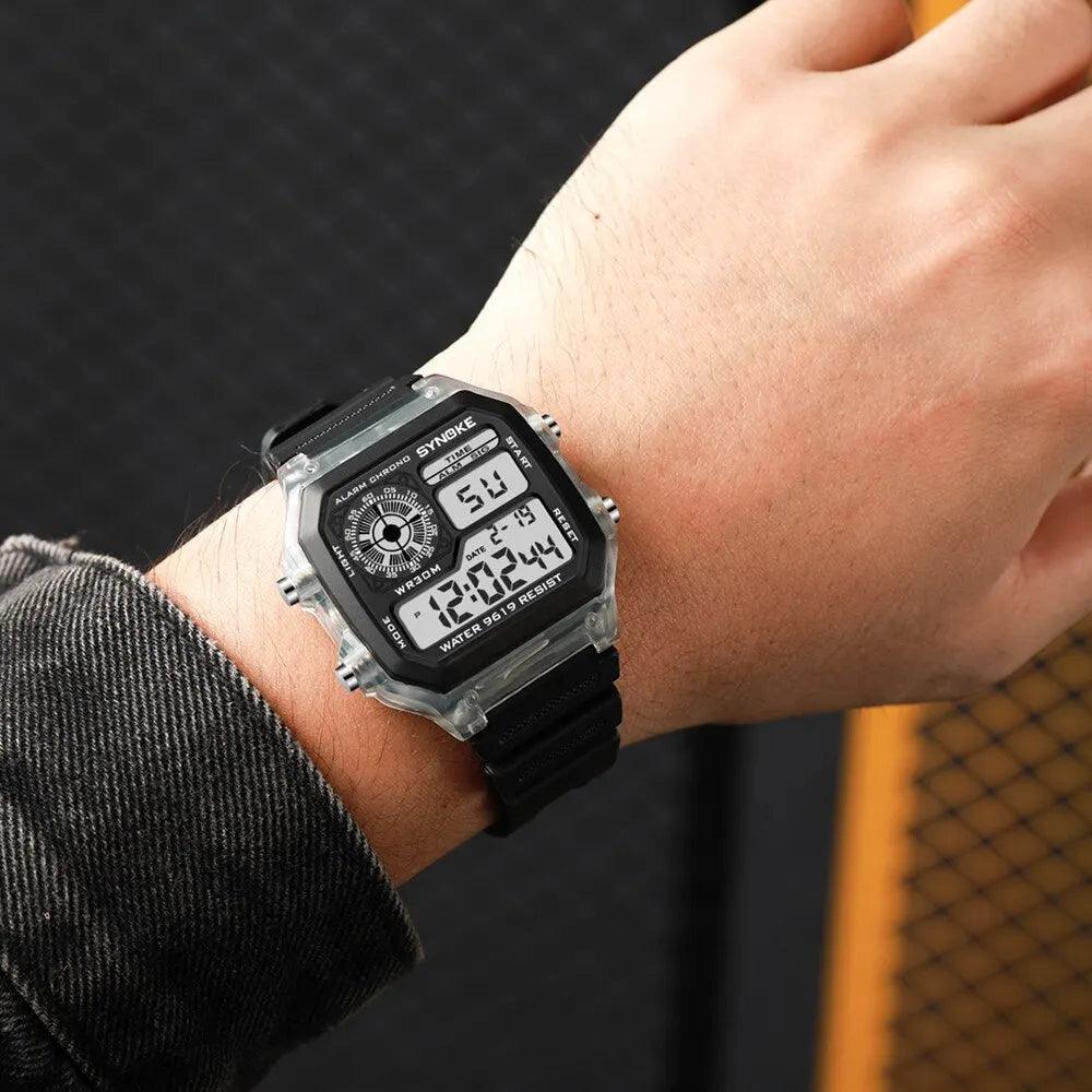 Montre Digitale Lumineuse Etanche