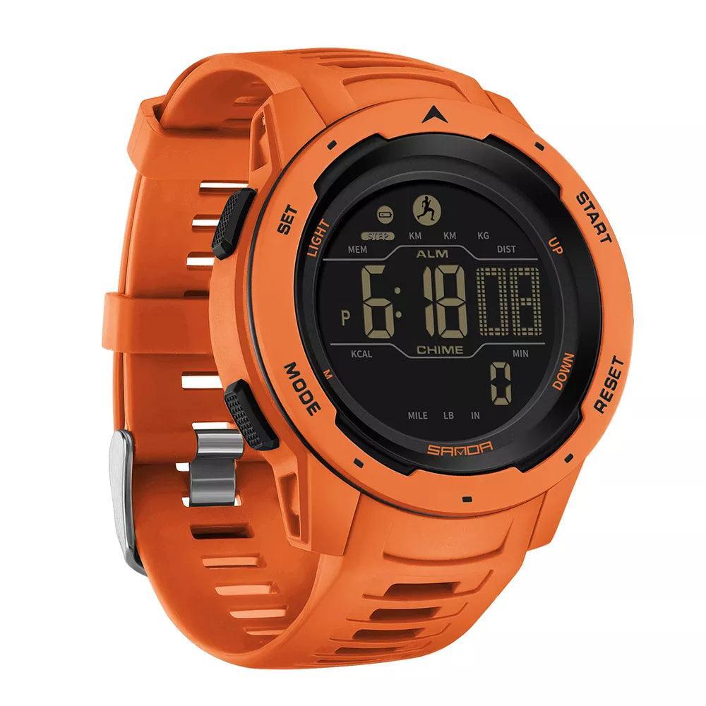 Montre Digitale Militaire avec Podomètre