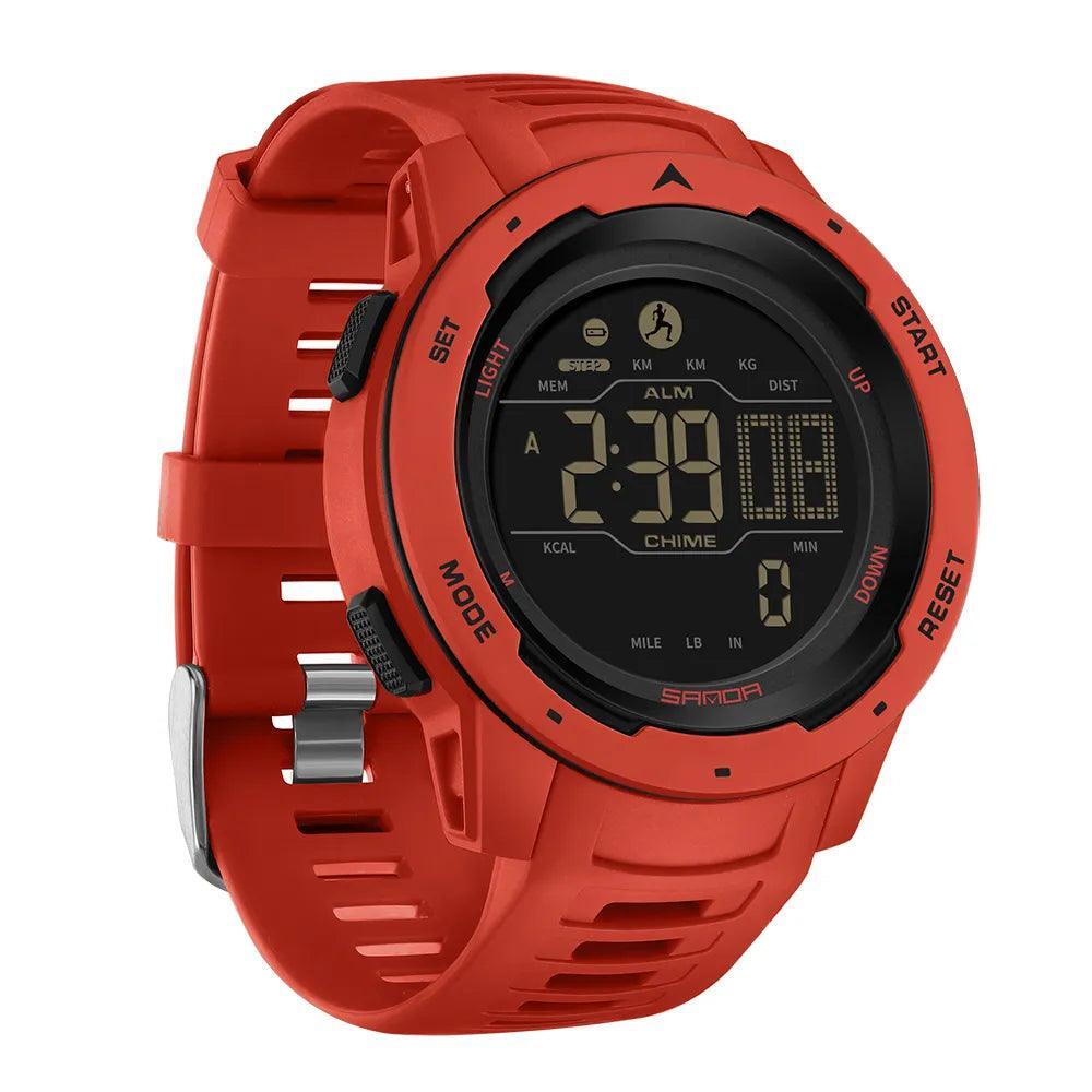 Montre Digitale Militaire avec Podomètre