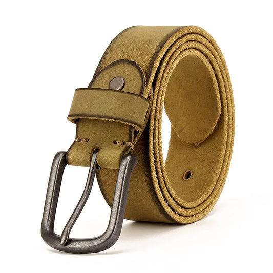 Ceinture en cuir véritable pour jeans