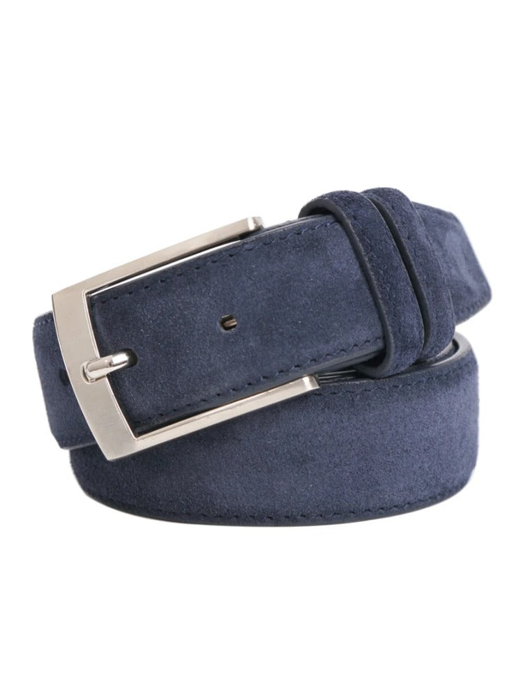 Ceinture en Cuir Véritable, Doublure Tissu Oxford