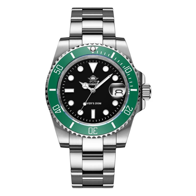 Montre à Quartz Etanche en Acier Inoxydable pour Homme