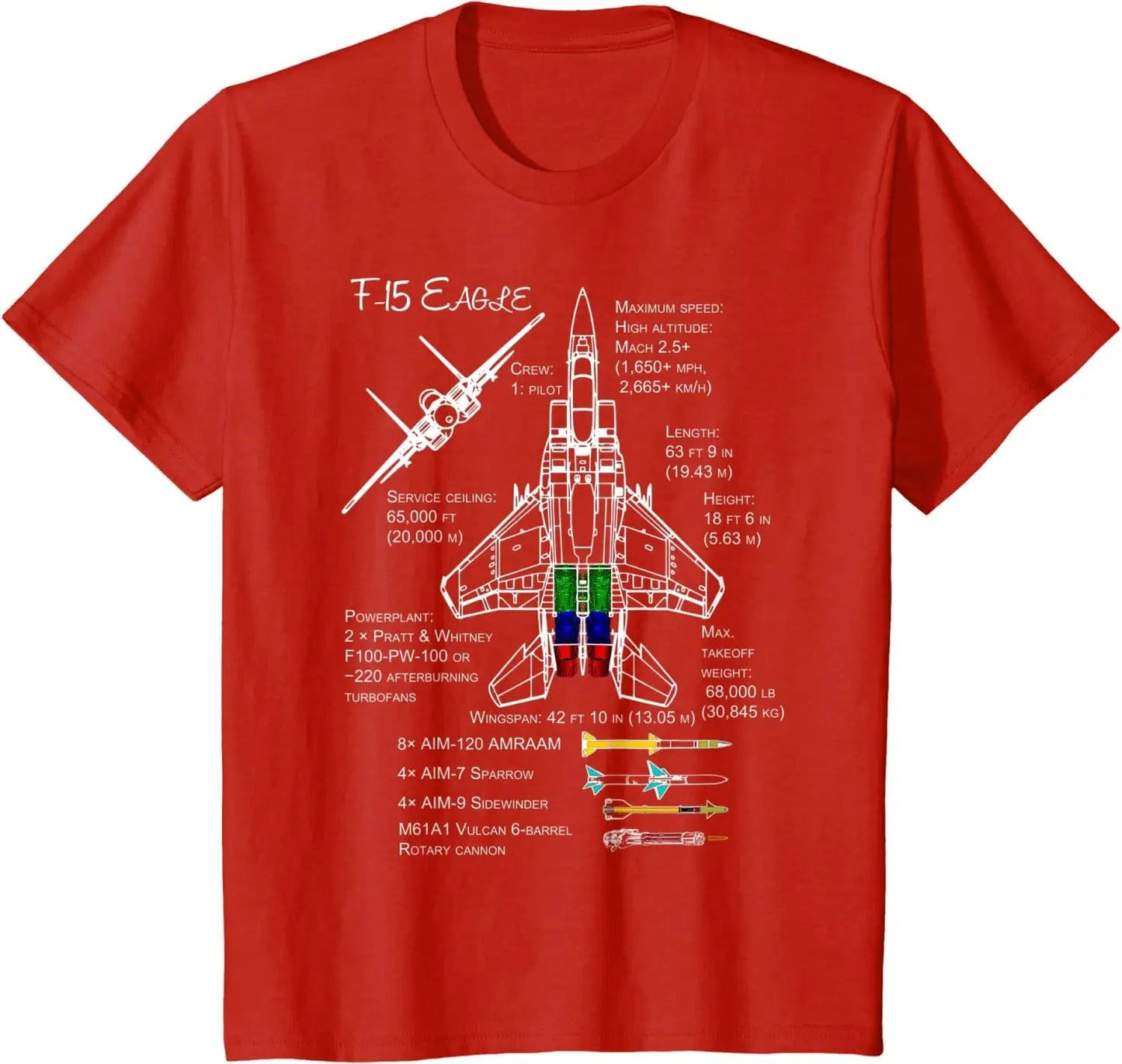 T Shirt F-15 Eagle