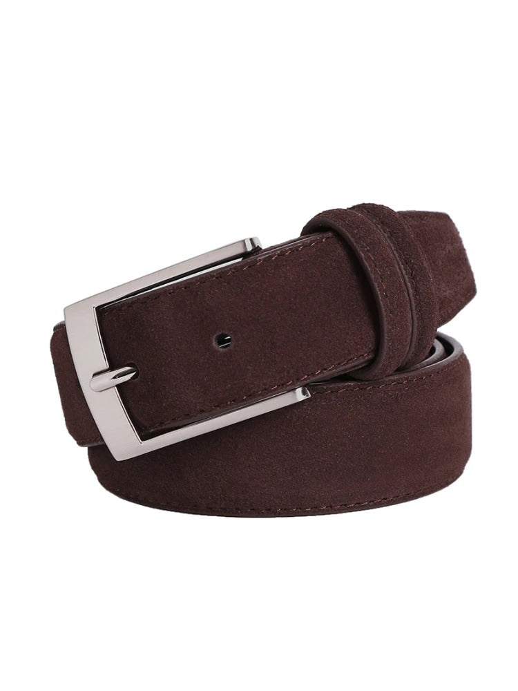 Ceinture en Cuir Véritable, Doublure Tissu Oxford