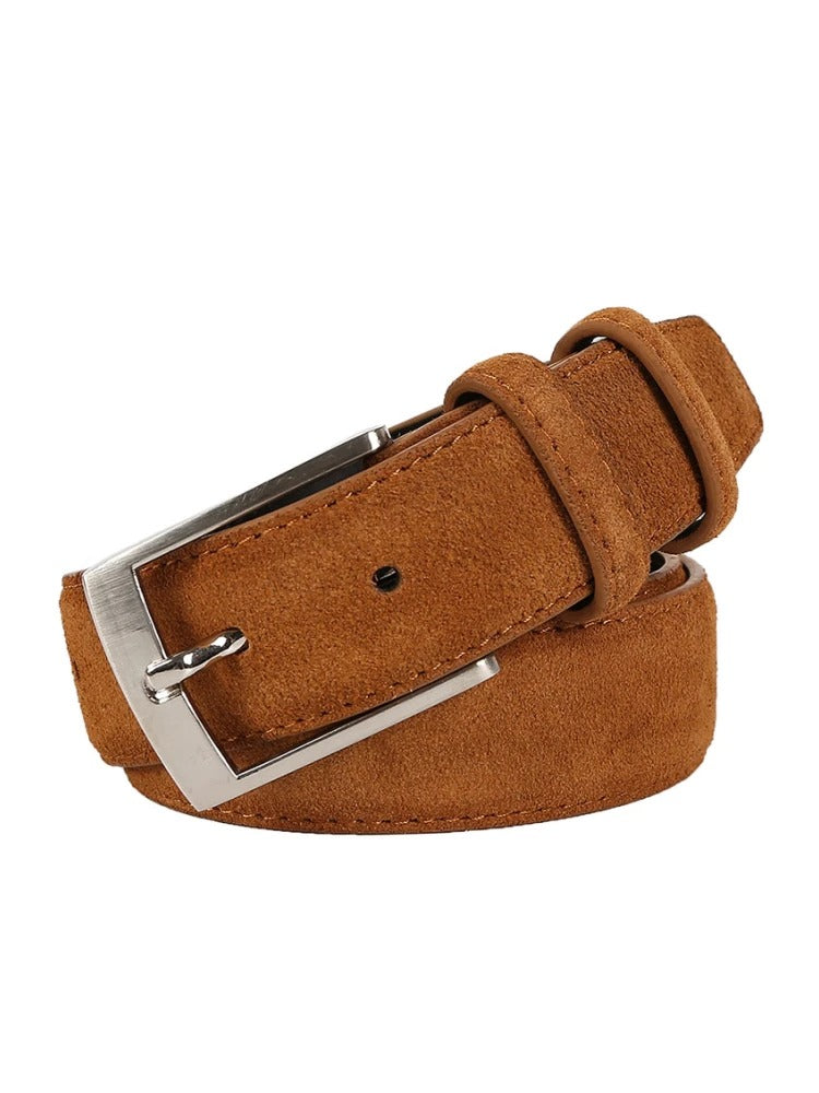 Ceinture en Cuir Véritable, Doublure Tissu Oxford