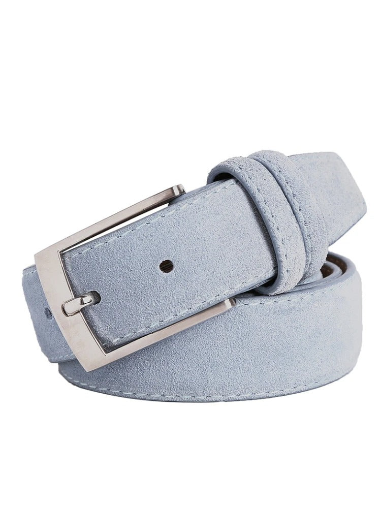 Ceinture en Cuir Véritable, Doublure Tissu Oxford