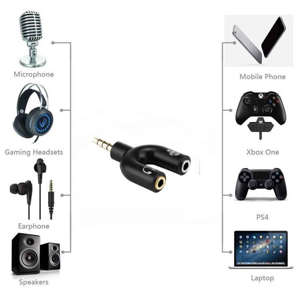 Adaptateur pour le son casque + micro exemple 2