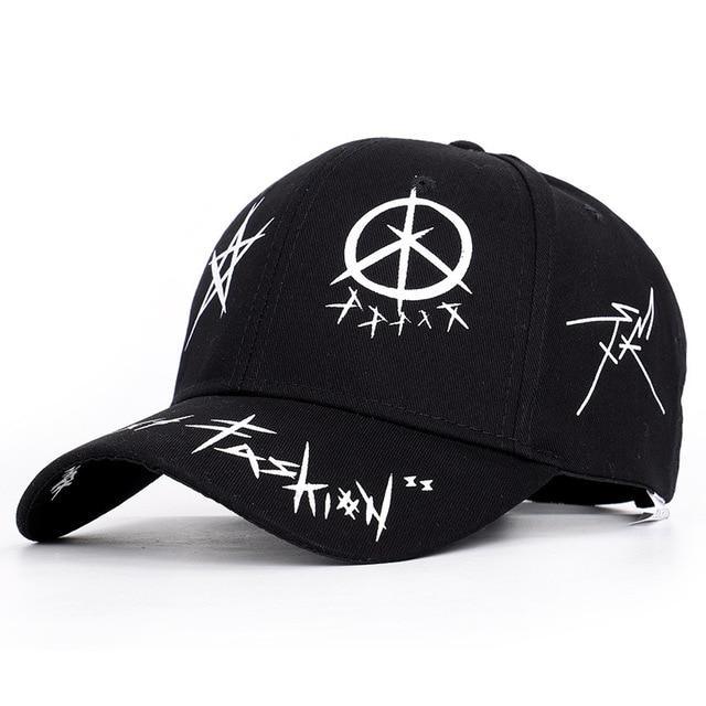 Casquette Graffiti "Pentagram" mixte noire