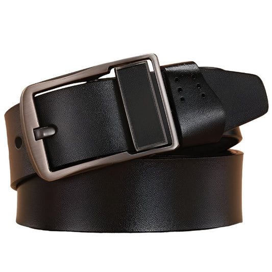 Ceinture cuir grande taille noire