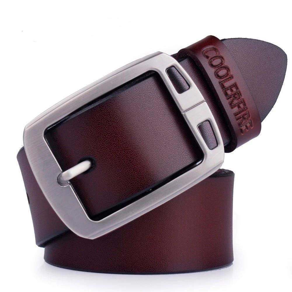 Ceinture de luxe ecuir véritable de haute qualité
