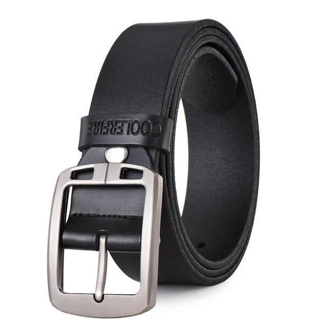 Ceinture De Luxe Cuir Noire Qualité
