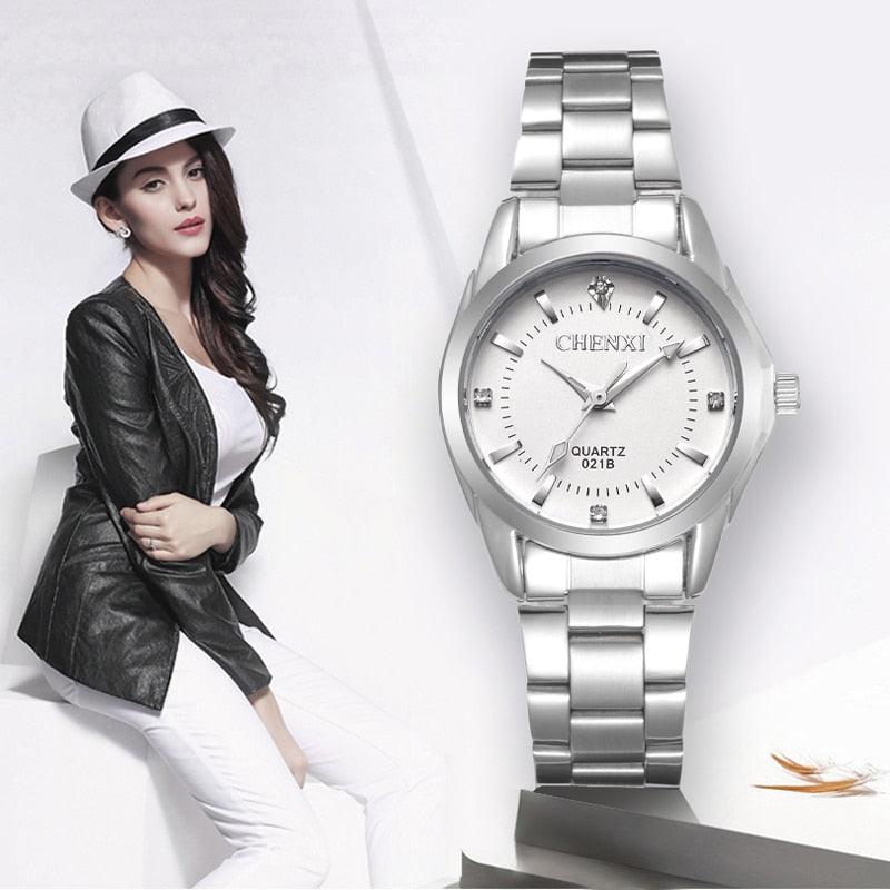 Elégante montre à quartz pour femme