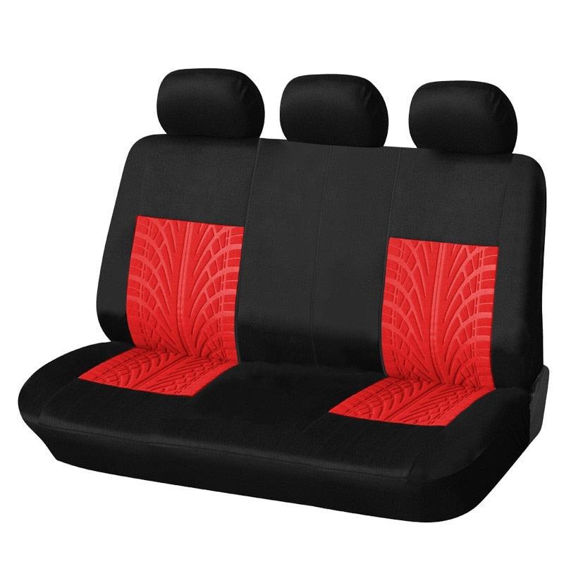 Housse de siège universelle rouge banquette arrière