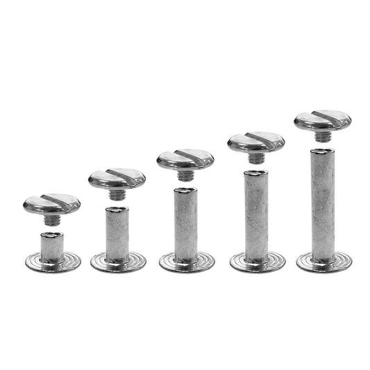 Rivets à visser style "Chicago" Argent
