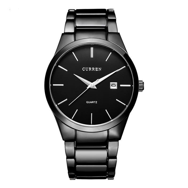 Montre Business analogique noir noir