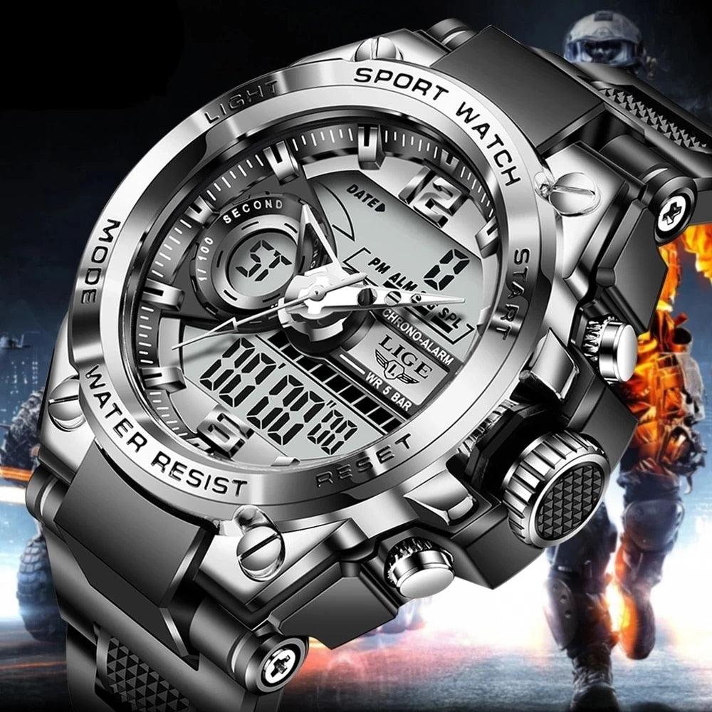 Montre de qualité militaire oblique