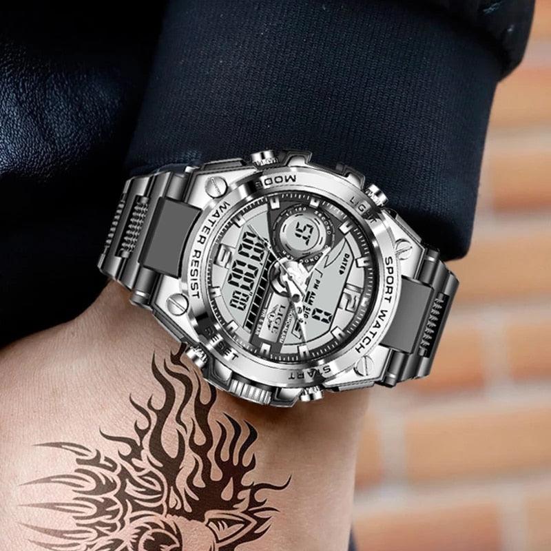 Montre de qualité militaire portée