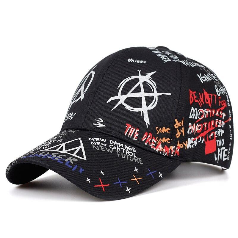 Nouvelle casquette Baseball Graffitti 100% coton profile