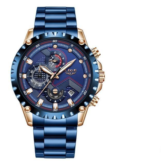 Nouvelle montre LIGE millésime 2022 S bleu bleu