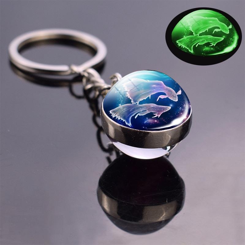 Porte clés lumineux - poissons
