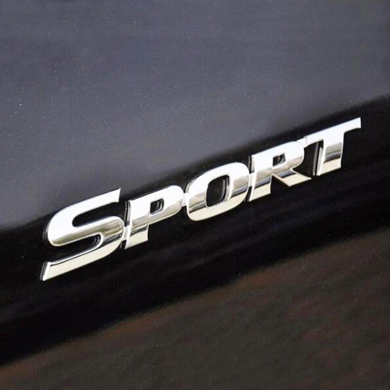 Sticker SPORT 3D ABS posé