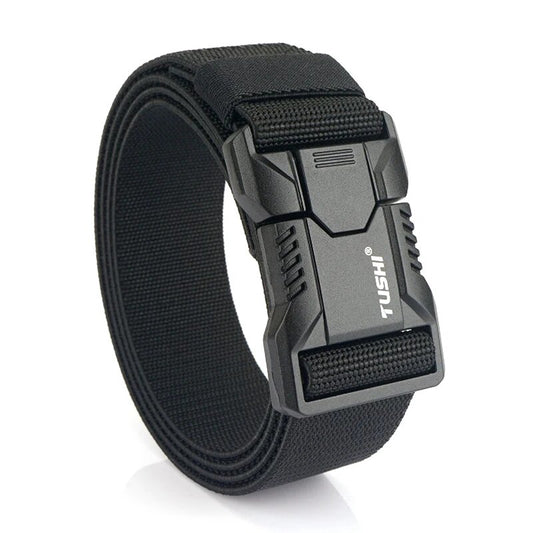 Ceinture Tactique Automatique Homme Boucle Aluminium à Dégagement Rapide
