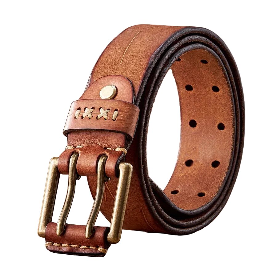 Ceinture Homme Cuir Véritable Style Militaire