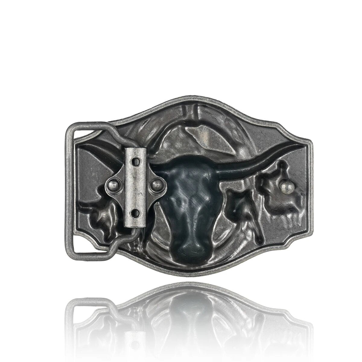 Boucle de Ceinture Western Longhorn