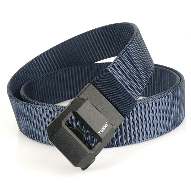 Ceinture à crémaillère homme en toile